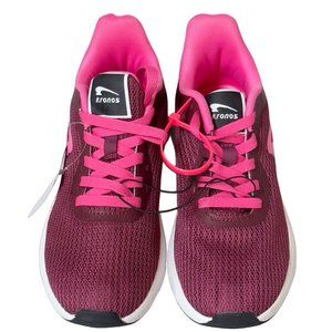 Kronos Shoes Athletic Pink Runner Light Weight Textile Sneakers Womens Eu 36 US